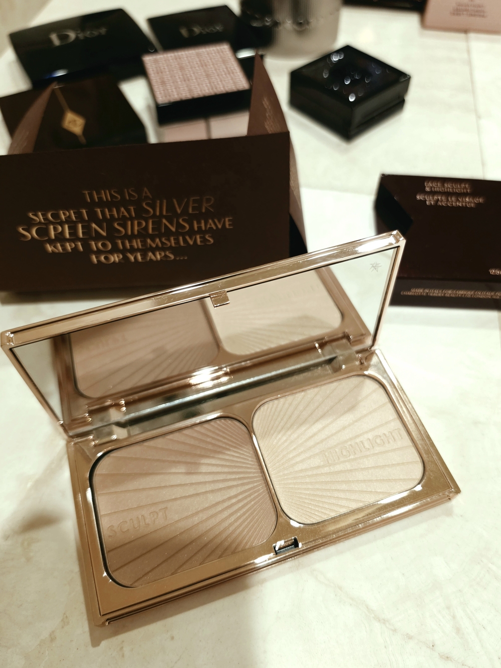 Charlotte Tilbury Sculpt & Highlight Duo — Bronze Sculpt and Champagne Highlight